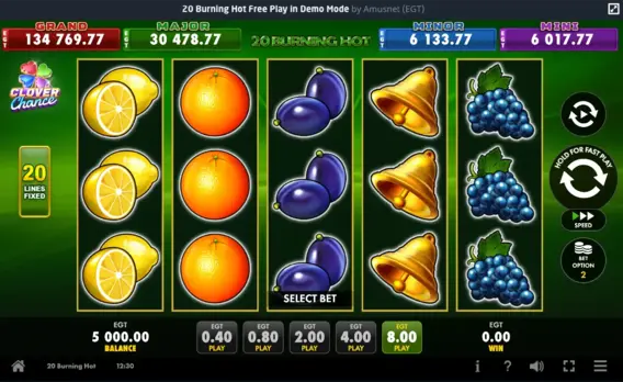 20 Burning Hurt demo slot
